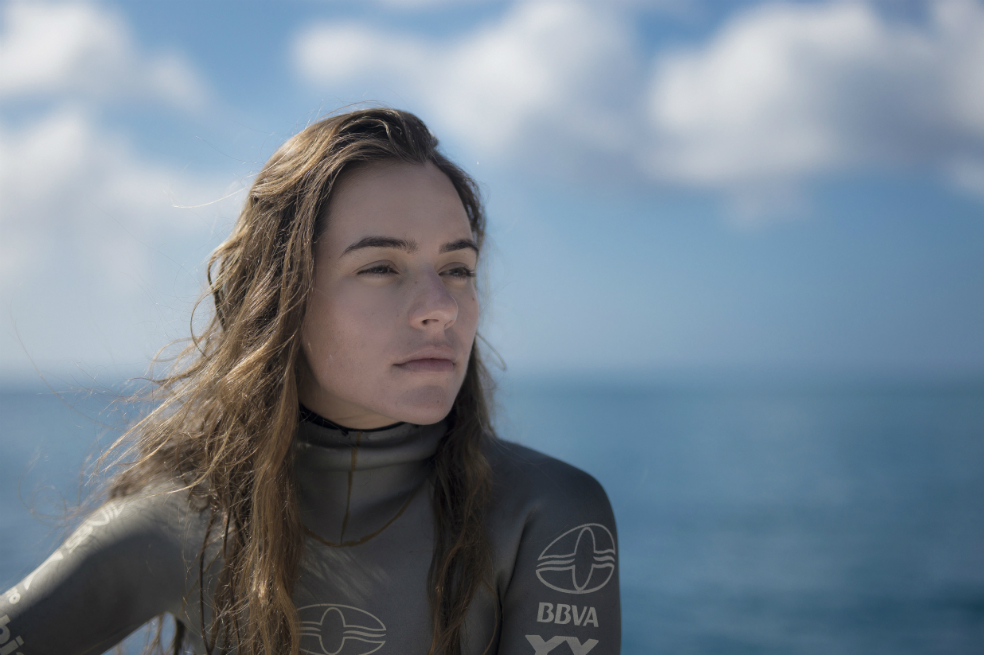 Sofía Gómez tiene 25 años y desde los 10 practica deportes acuáticos. / Prensa BBVA