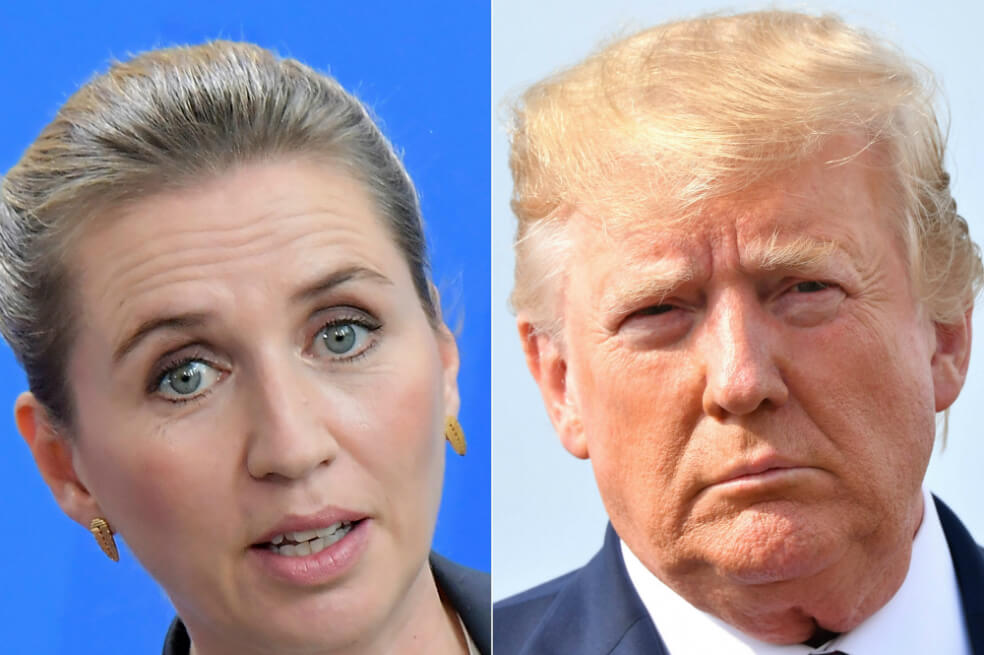 Trump suspende reunión con primera ministra danesa por negarse a vender Groenlandia