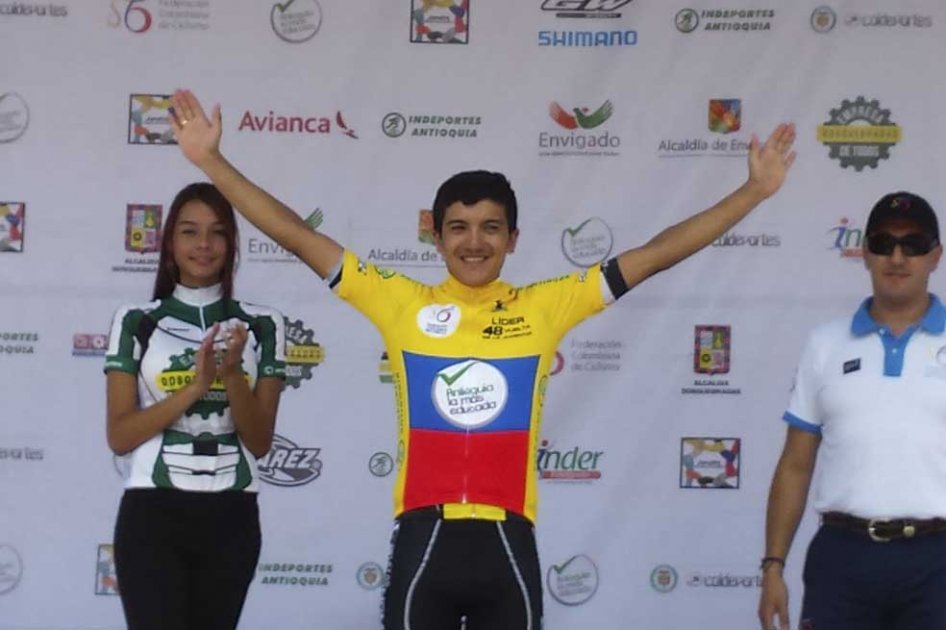 Richar Carapas nuevo líder de la Vuelta de la Juventud Antioquia la más educada. Foto: El Espectador