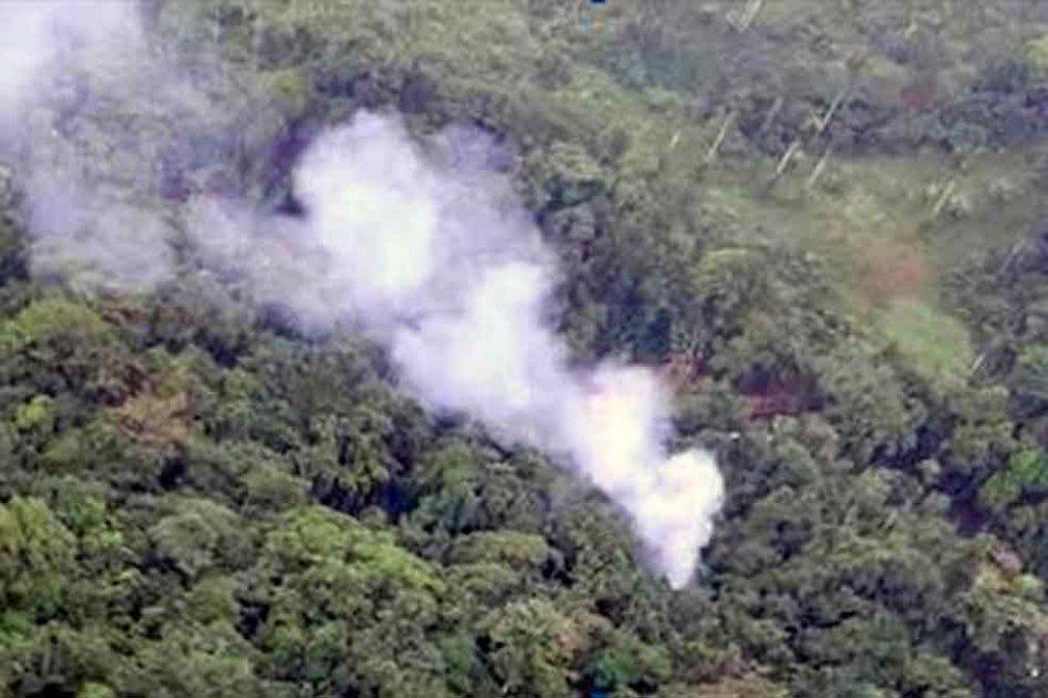 Se accidentó helicóptero de la Policía en Antioquia