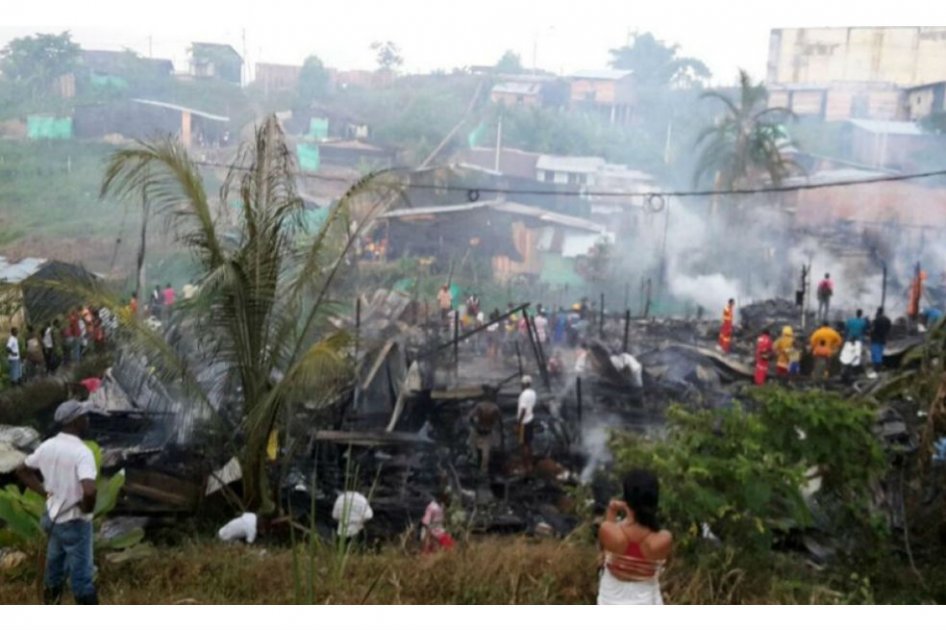 Más de 70 damnificados deja incendio en Buenaventura