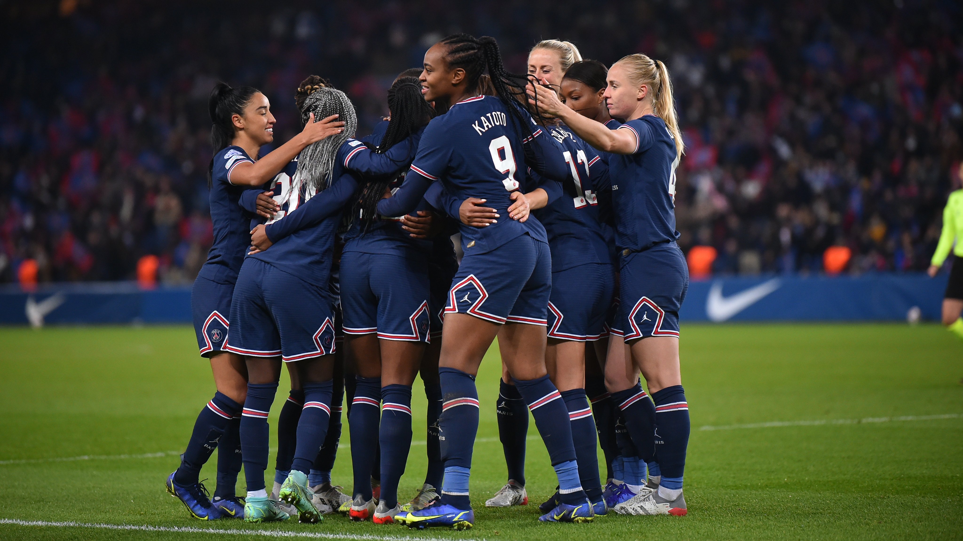 PSG goleó a Real Madrid en la Champions Femenina