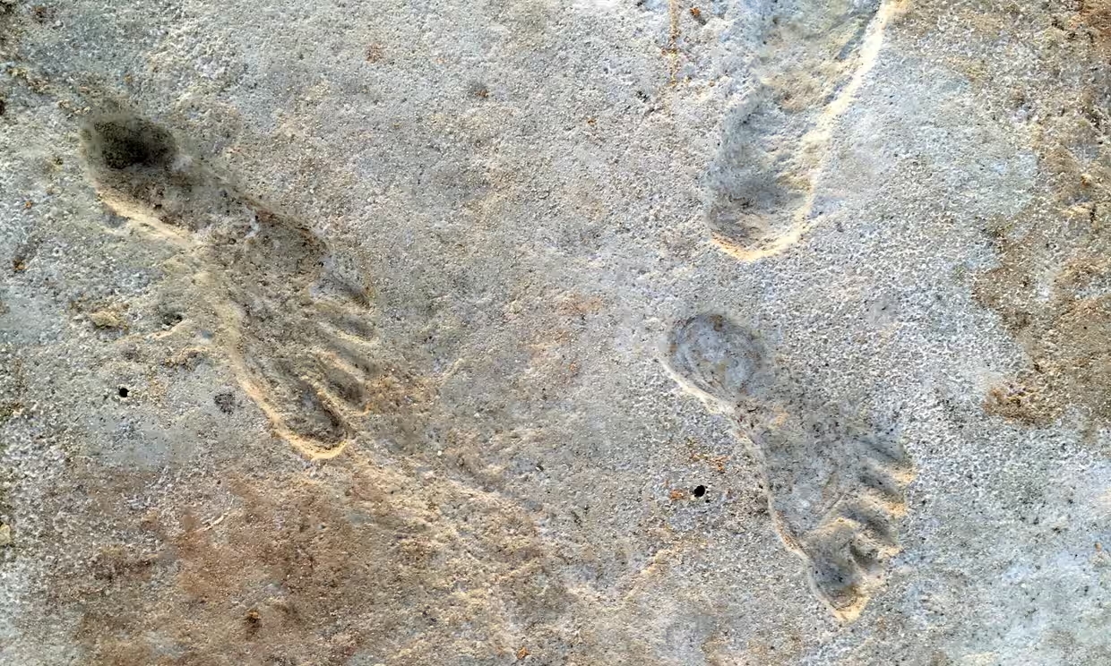 Huellas de más de 20 mil años son la evidencia más antigua de humanos en América