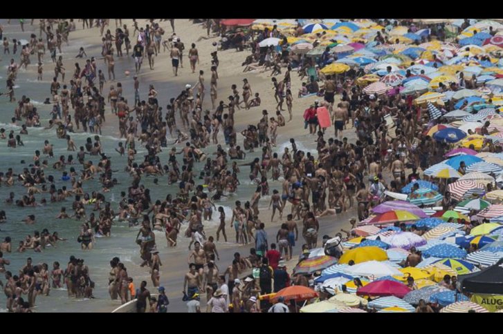 Río de Janeiro registra temperatura récord en el último día del año