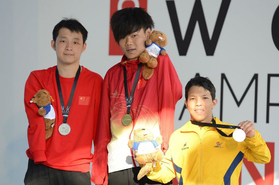 Nelson Crispín será el abanderado de Colombia en los Paralímpicos. Foto: Archivo