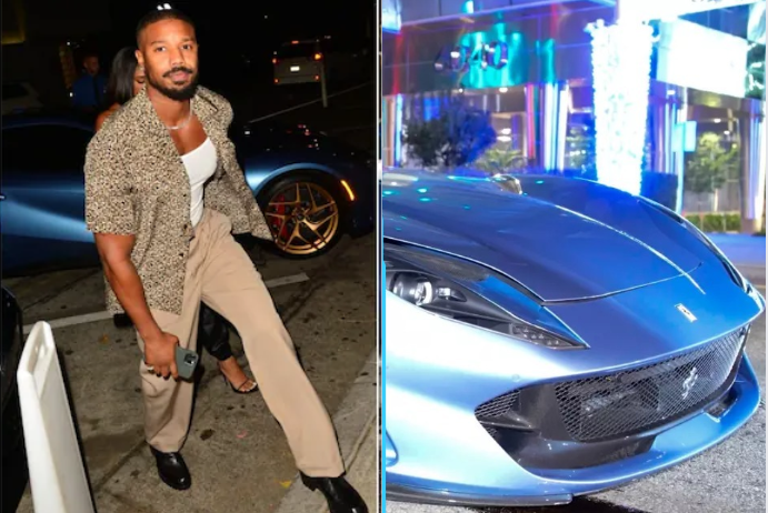 ¿Cómo quedó el Ferrari de Michael B. Jordan luego de estrellarse contra un Kia?