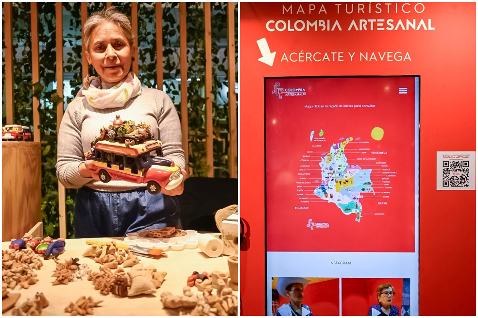 Con la iniciativa del Mapa Artesanal, los visitantes vivirán una experiencia que los sumergirá en los talleres y cocinas de artesanos de todo el país.