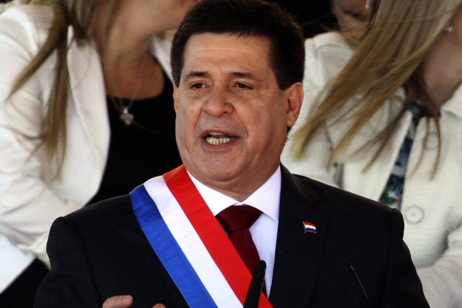 Horacio Cartes, presidente de Paraguay, en su toma de posesión. /EFE