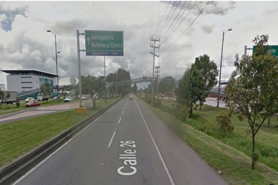 Cierran carril de la calle 26 entre carrera 103 y la entrada al Puente Aéreo