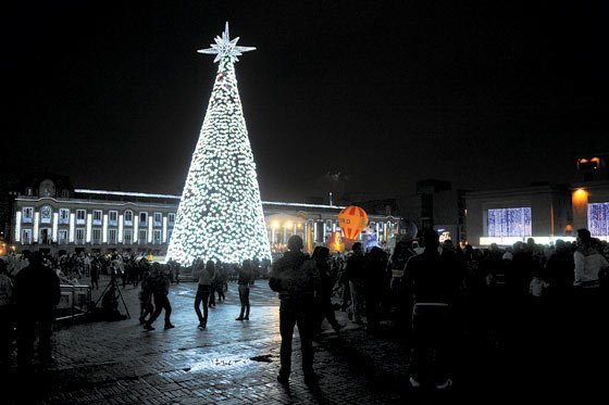 Hoy se prende en Bogotá el árbol de navidad más grande de Colombia