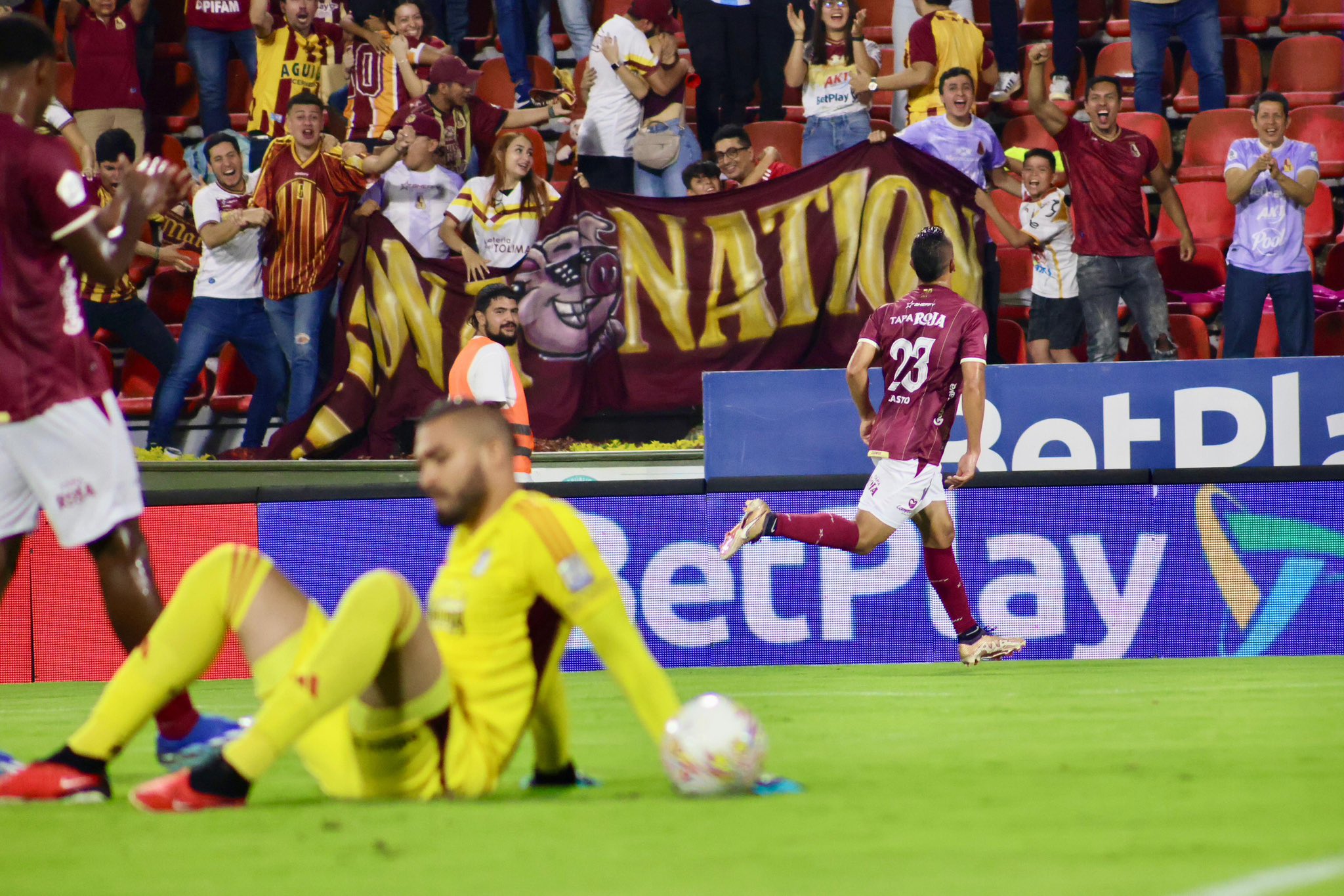 Tolima venció a Millonarios y asumió el liderato de la Liga Betplay