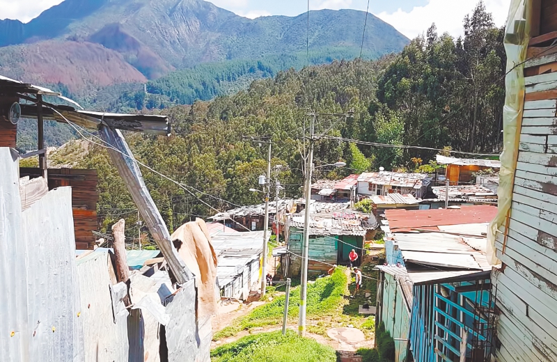 Las carencias de los habitantes de los cerros orientales de Bogotá