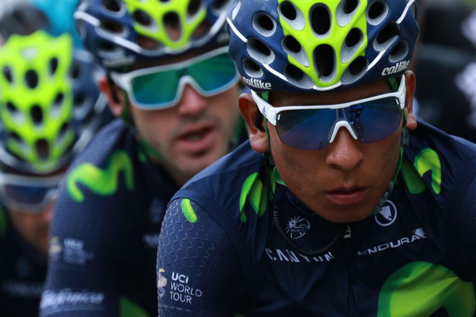 Nairo Quintana, lider del Movistar Team. Foto: AFP