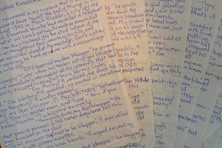 Manuscrito de John Lennon.