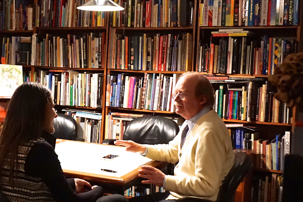 Benjamín Villegas: "En mi relación con los libros es mucho lo que ha sucedido”