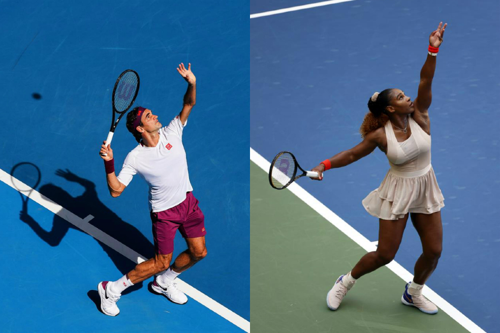 Federer y Serena Williams figuran en la lista del Abierto de Australia