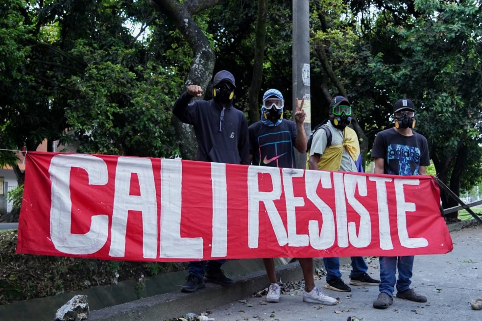 En imágenes: ciudadanos en Siloé piden que cese la violencia en Cali