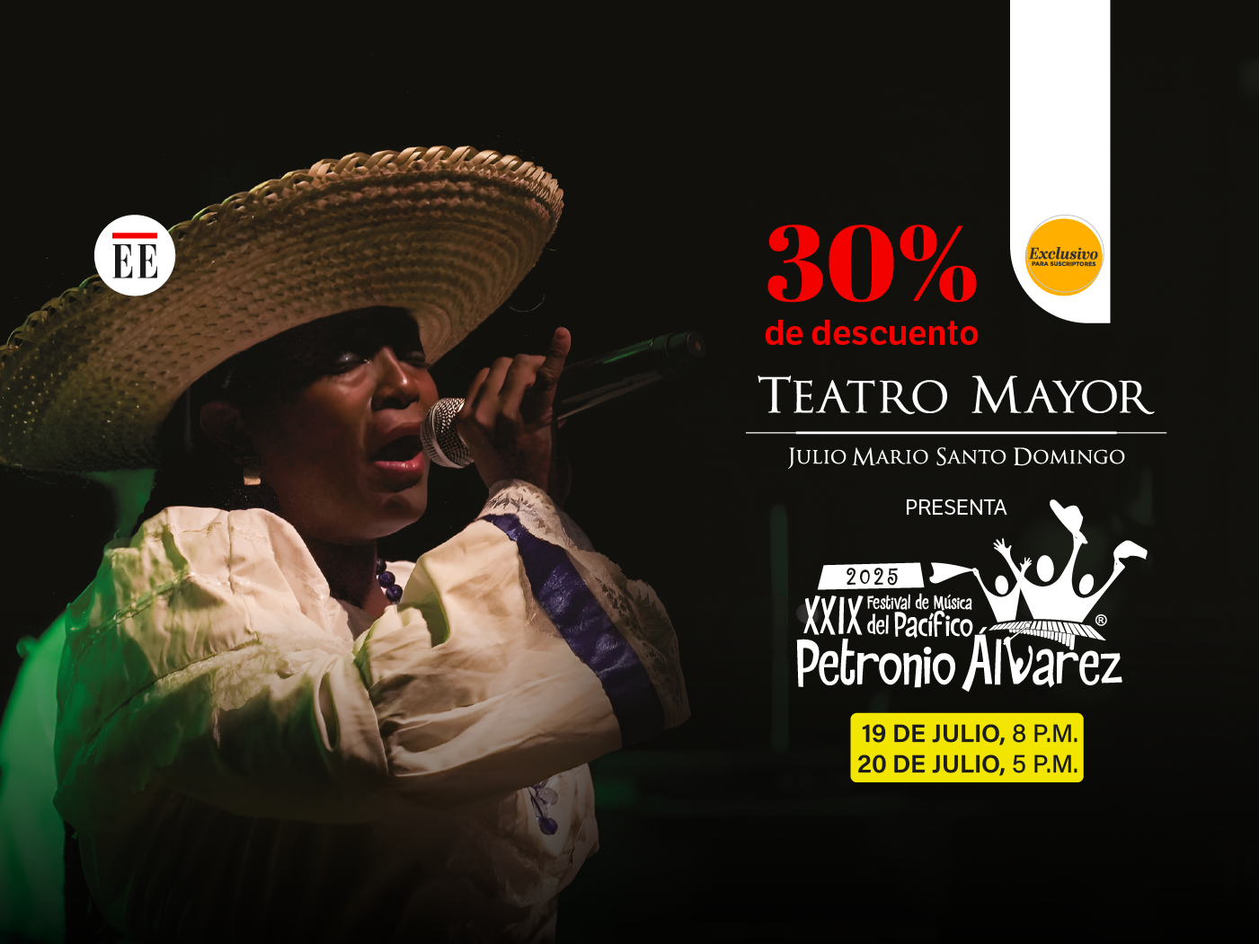 El Festival de Música del Pacífico Petronio Álvarez comenzará este  19 de julio