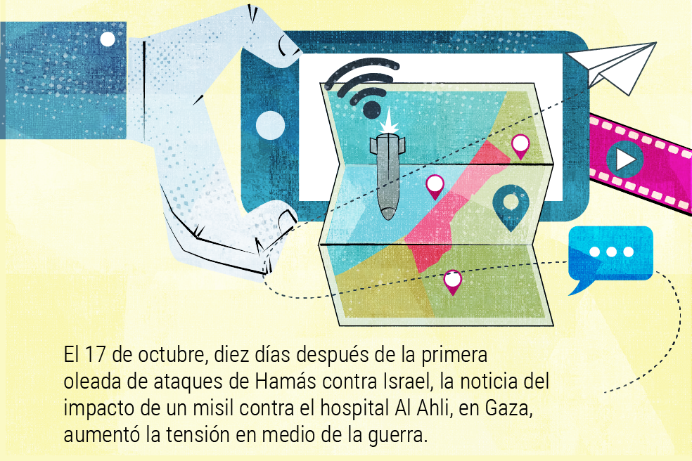 La guerra de Israel y Hamás también es una guerra contra la información falsa