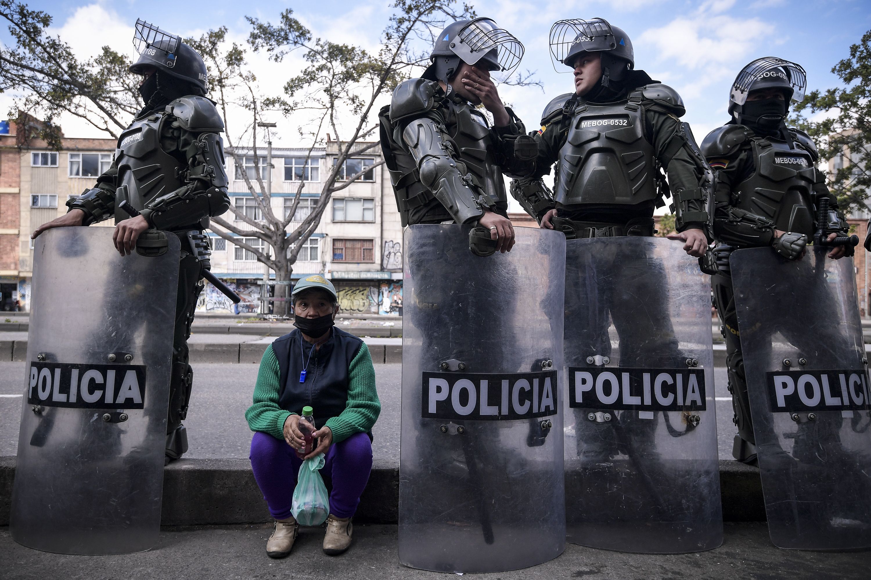 Protesta de Recicladores en Bogotá