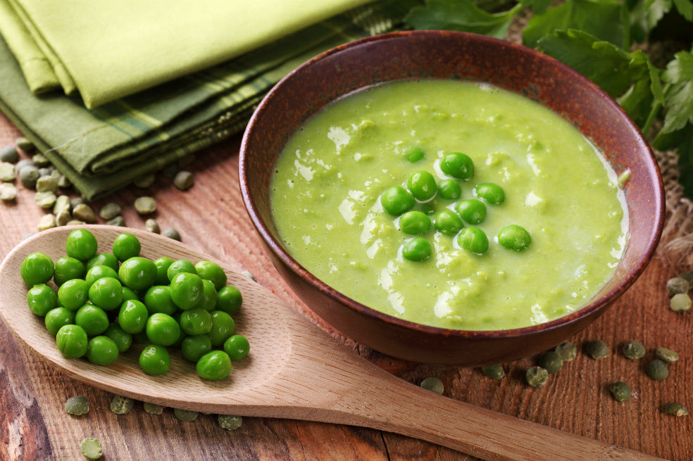 Receta del día: crema de arveja