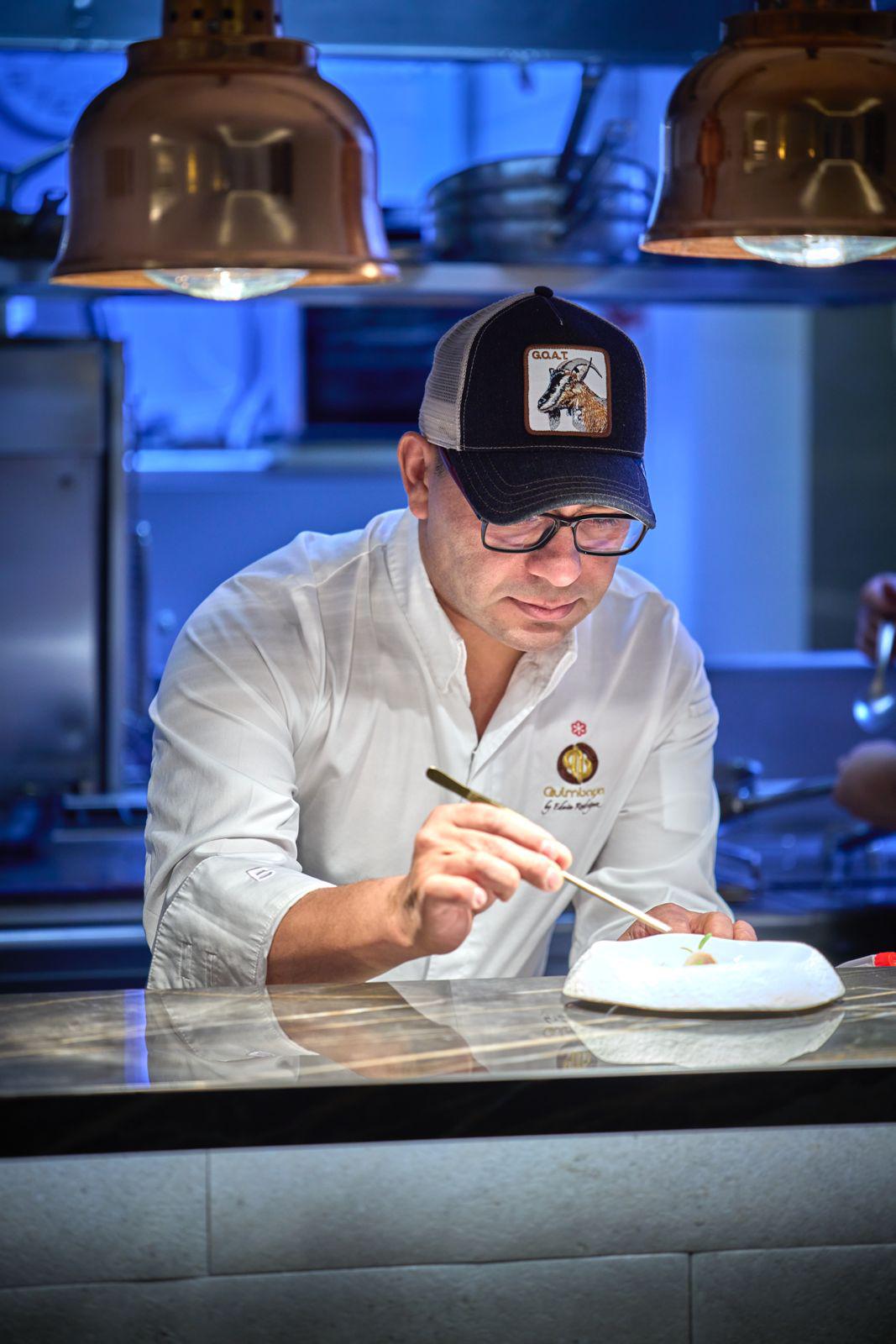 La cocina de Edwin Rodríguez es una herencia de su madre.