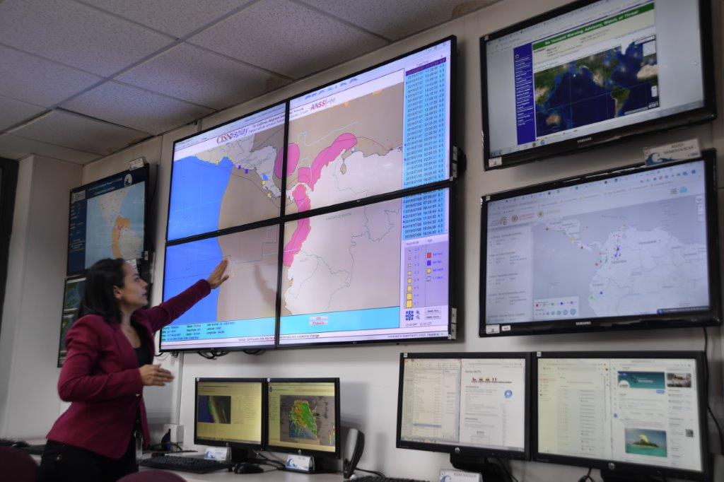 El sistema de monitoreo sísmico mundial indica dónde fue el terremoto y la profundidad en la que ocurrió.