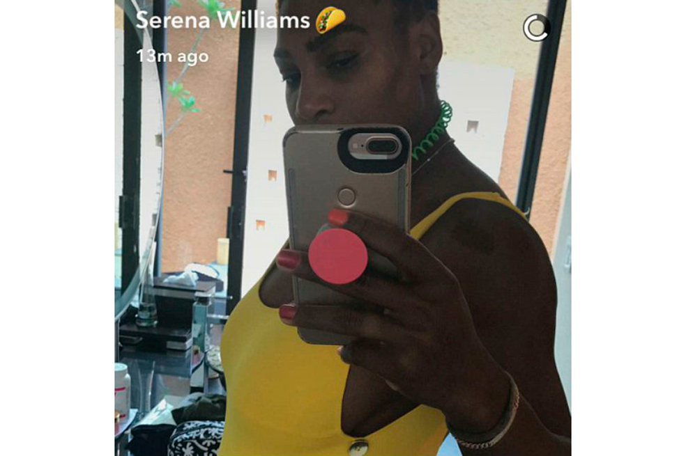 Serena Williams sugiere estar embarazada