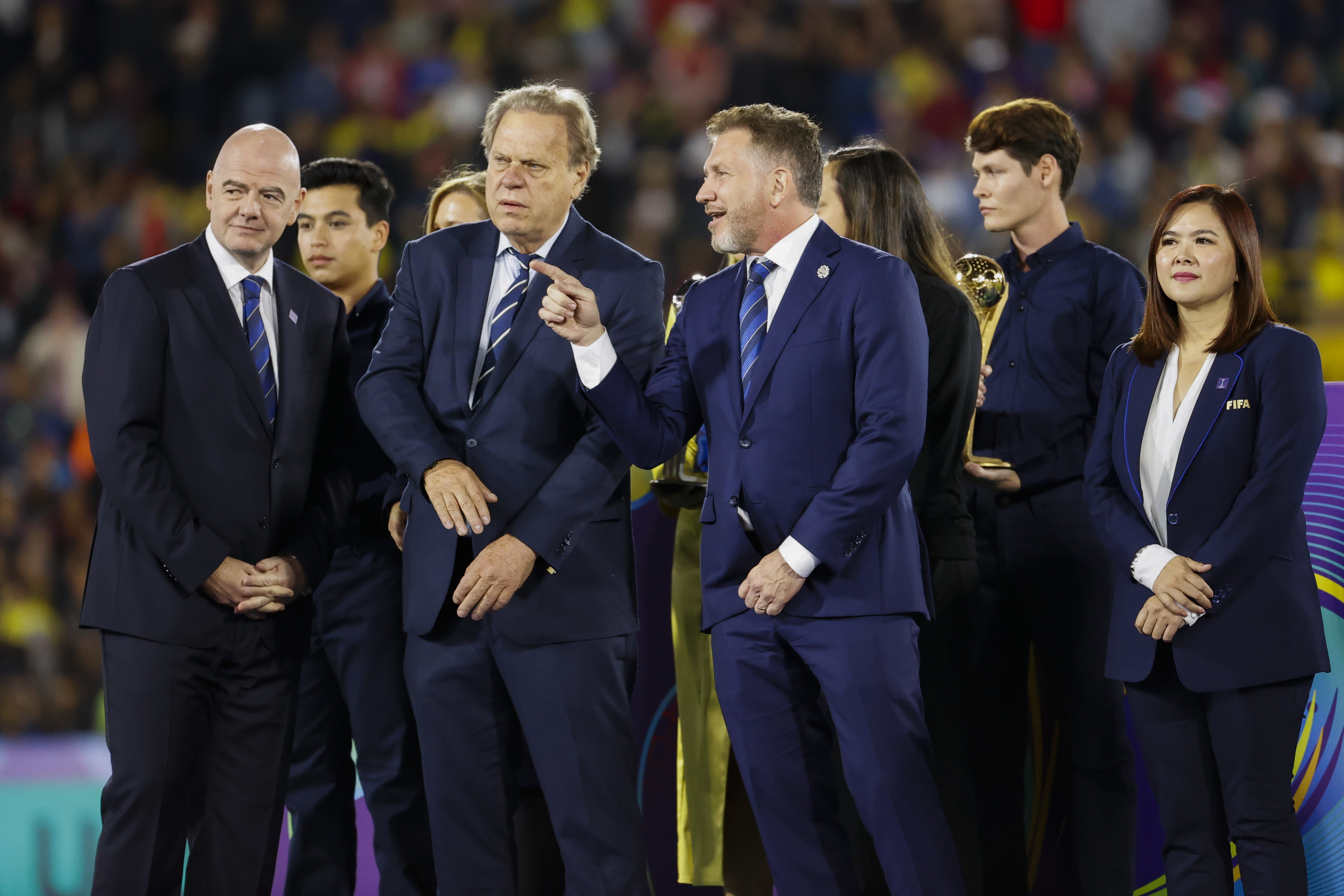 Jesurún e Infantino fueron abucheados en plena final del Mundial Sub-20: video
