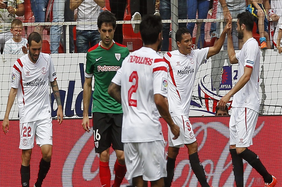 Carlos Bacca marcó en la victoria de Sevilla ante Athletic de Bilbao
