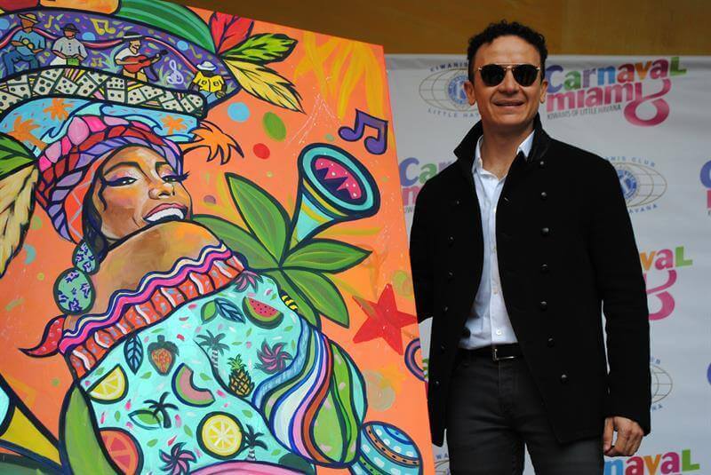 Fonseca, el rey del Carnaval de la Calle Ocho de Miami