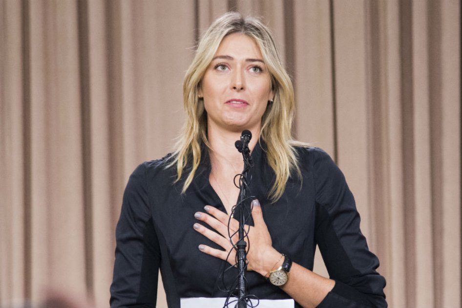 María Sharapova dio positivo por Meldonium. Foto: AFP