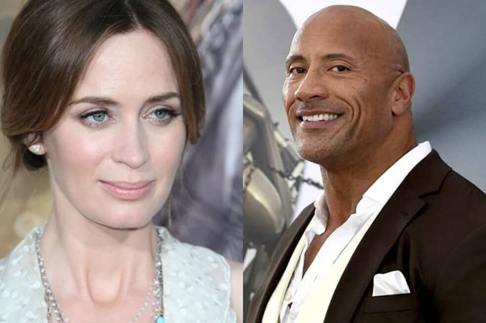Dwayne Johnson y Emily Blunt volverán a trabajar juntos en «Ball and Chain»