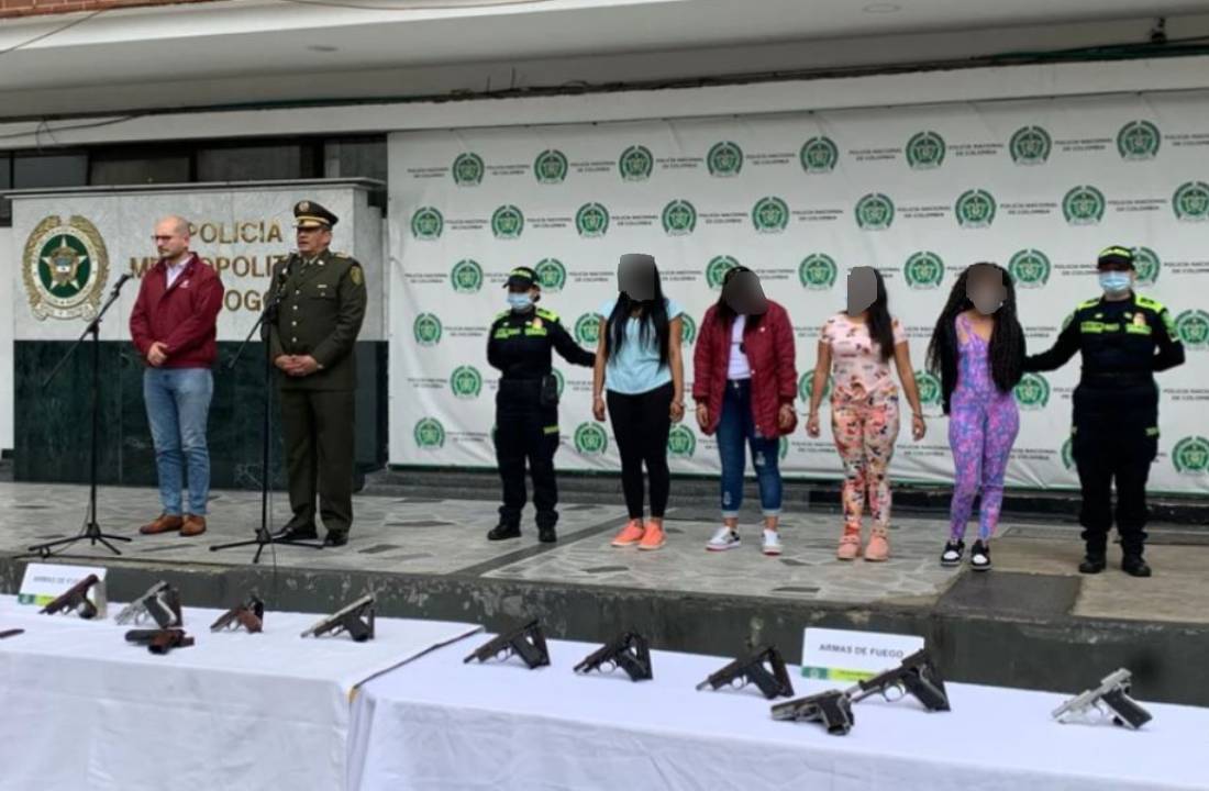 Investigan si mujeres que traían armas hacia Bogotá hacen parte del Tren de Aragua