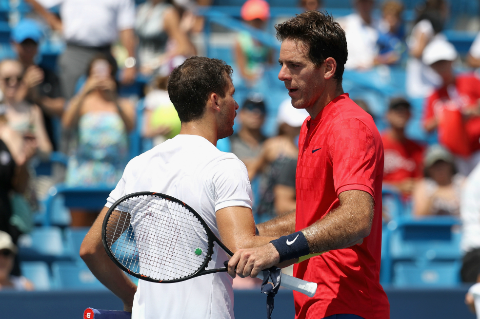 Grigor Dimitrov eliminó a Juan Martín Del Potro  del Masters 1000 de Cincinnati