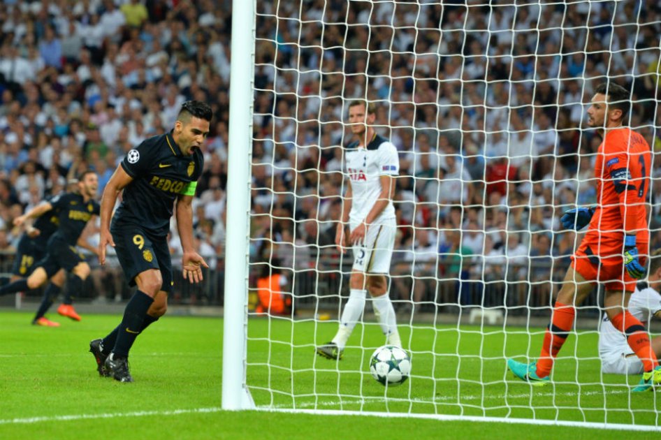 Mónaco ganó en Londres en el regreso de Falcao a Champions
