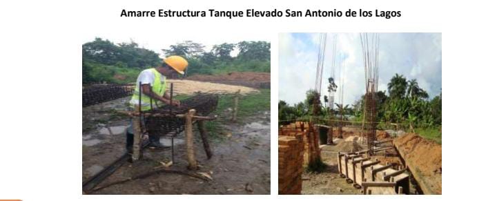 Estado de la obra en el resguardo de San Antonio de los Lagos en 2013. / Cortesía