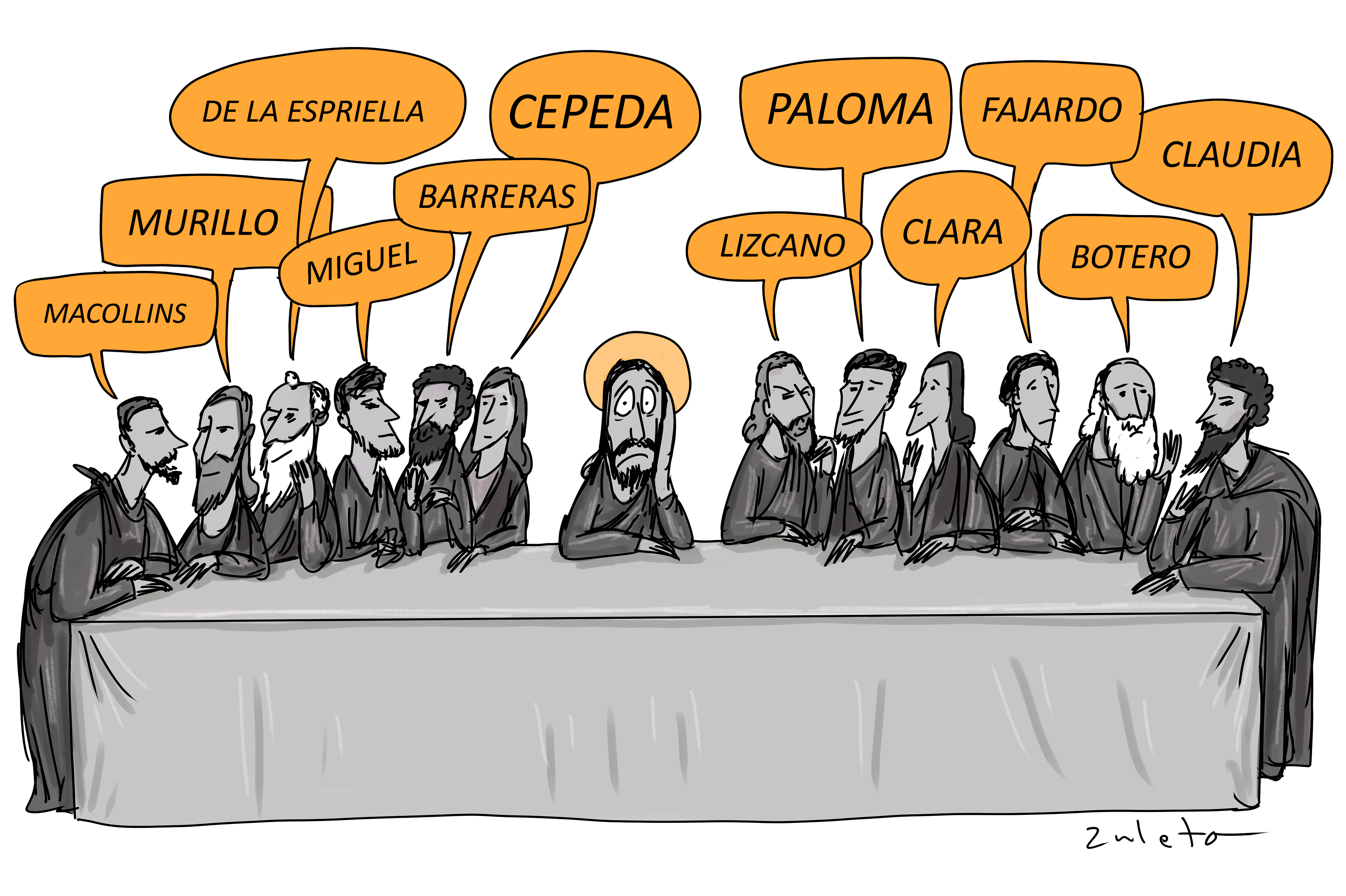 Última cena política