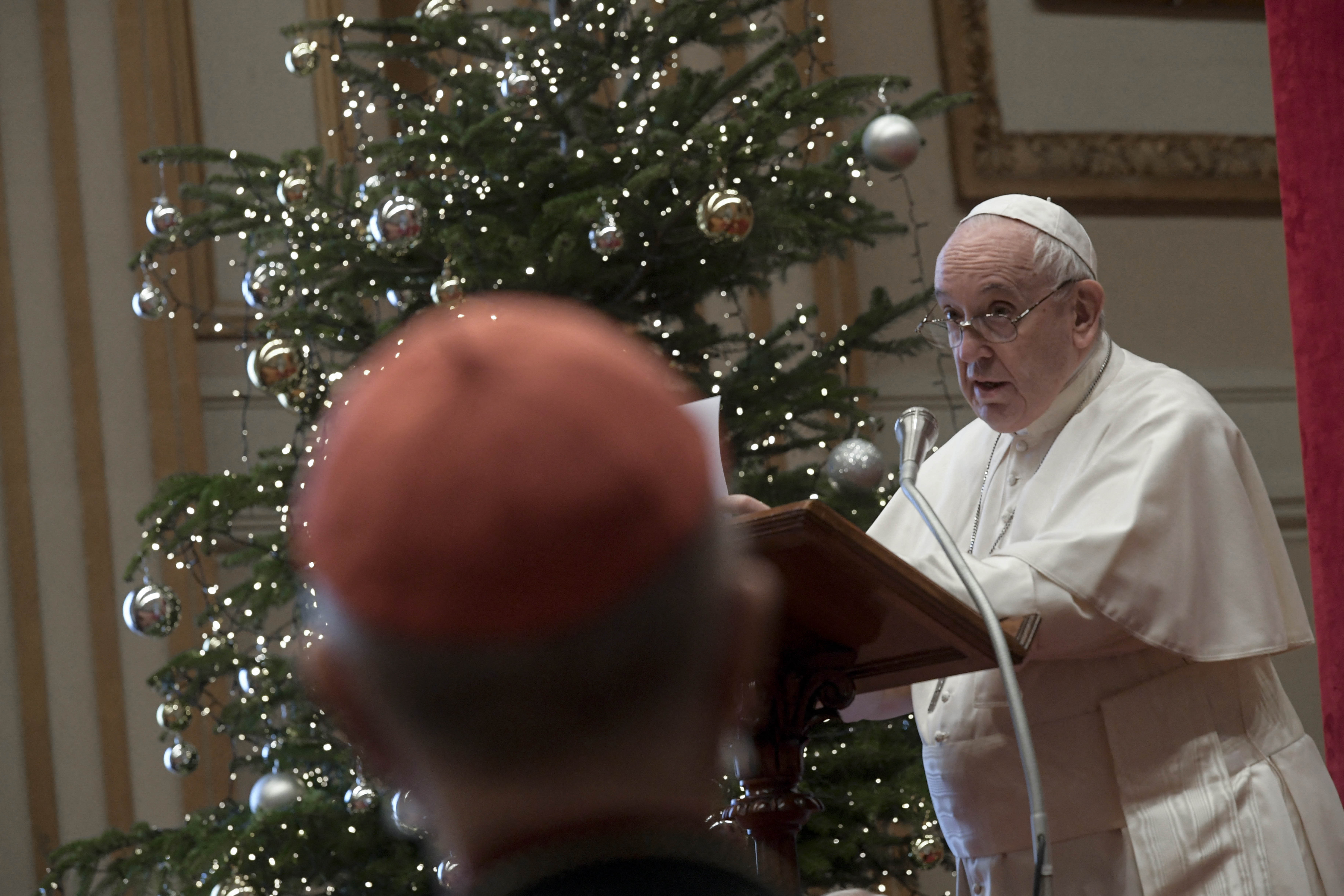 Las confesiones de Navidad del papa Francisco