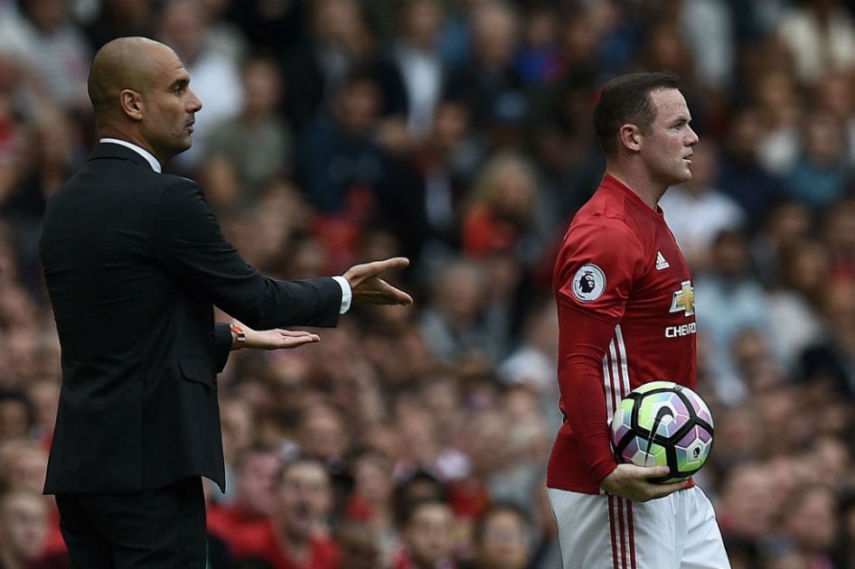 Guardiola defendió a Rooney tras ser fotografiado en estado de embriaguez. Foto: AFP