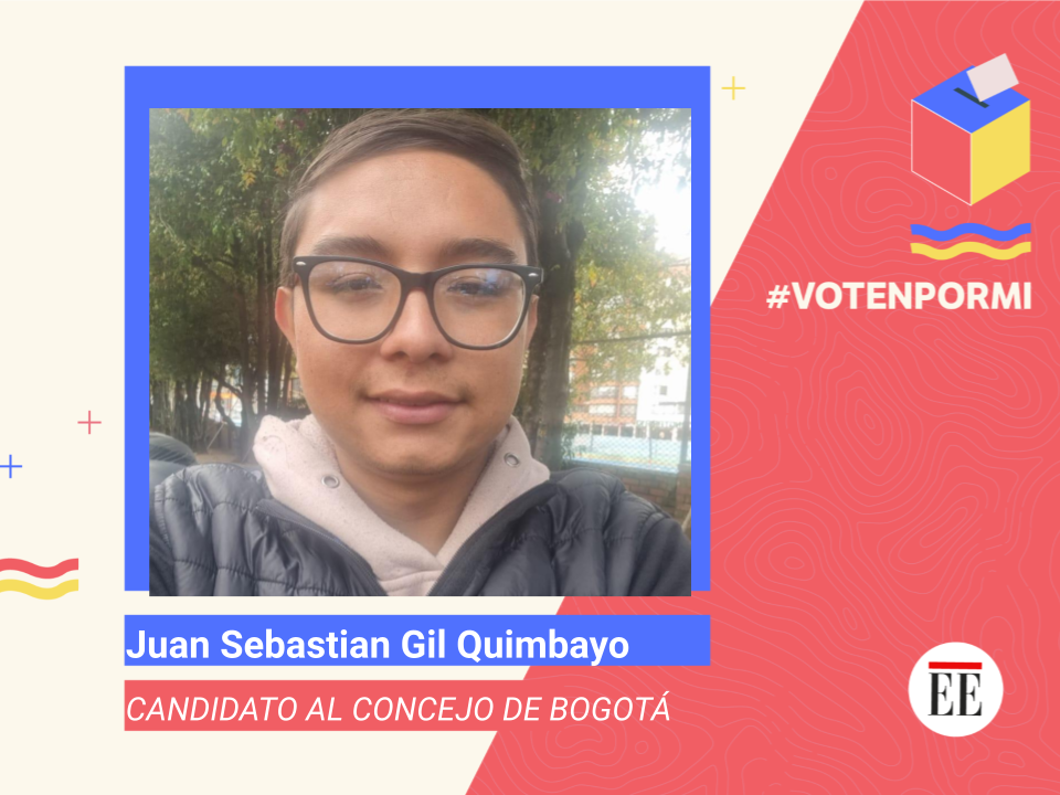 Juan Sebastián Gil, el candidato de la juventud