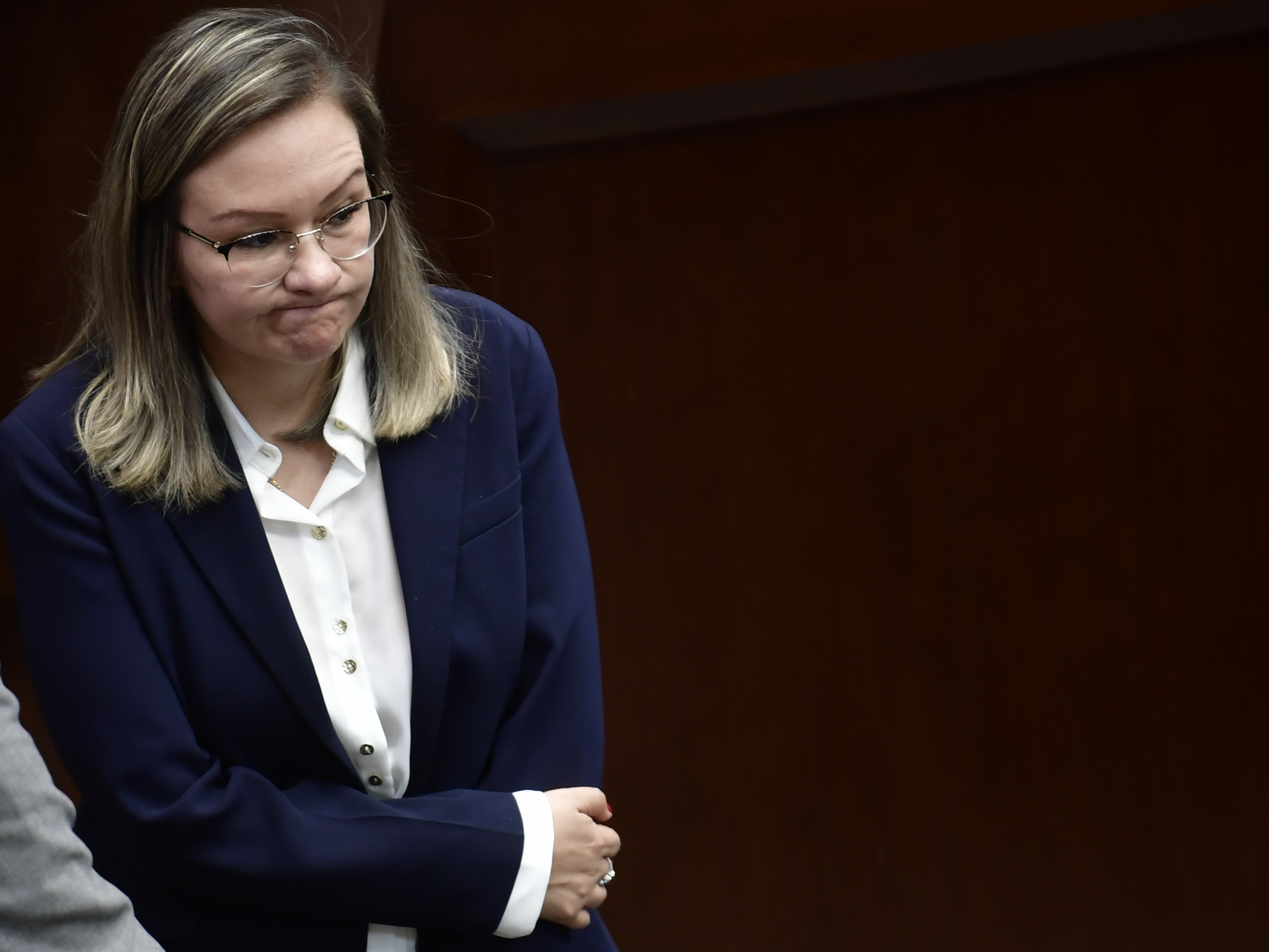 Exdirectora del Dapre, una de las ternadas por el presidente Gustavo Petro para magistrada de la Corte Constitucional, durante la elección en la plenaria del Senado.