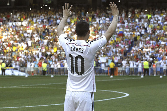 James está preparado para el reto del Madrid: padre adoptivo