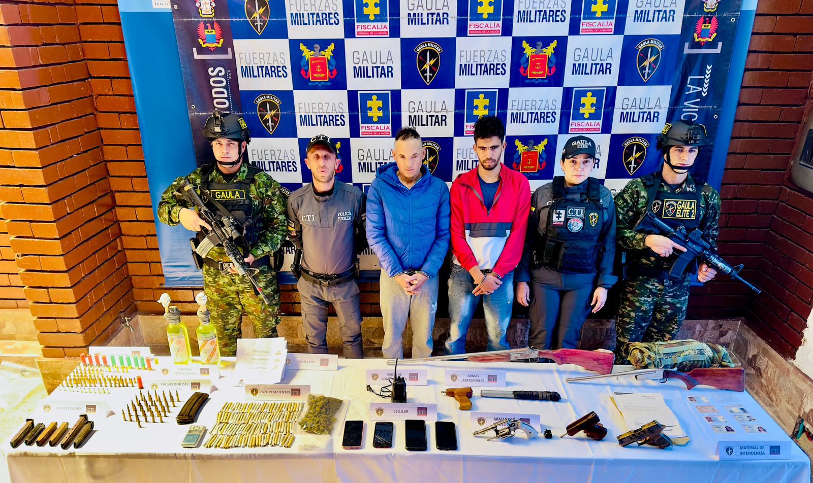 A prisión a miembros del Tren de Aragua señalados de extorsionar comerciantes