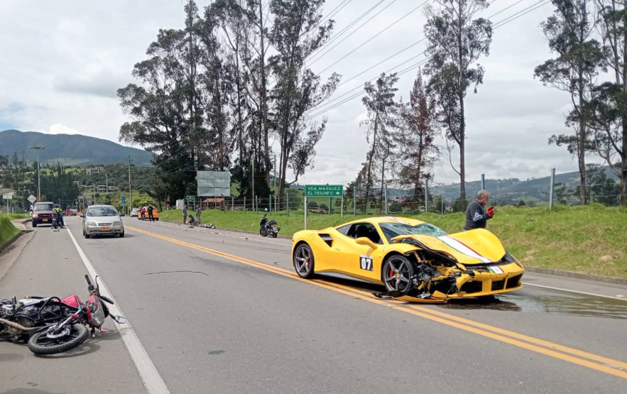 Conductor de Ferrari que causó accidente en el que murió un motero no iba borracho