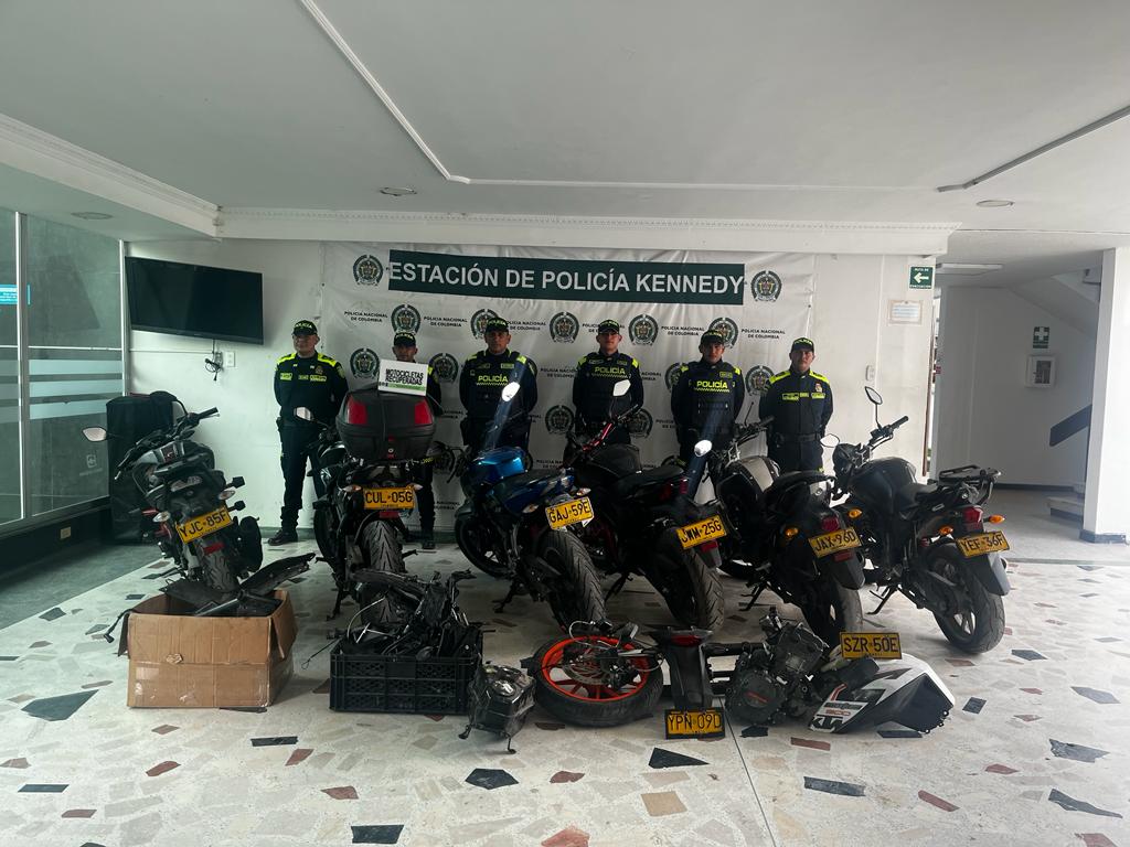 Kennedy: en desguazadero recuperan seis motos robadas y autopartes de las mismas