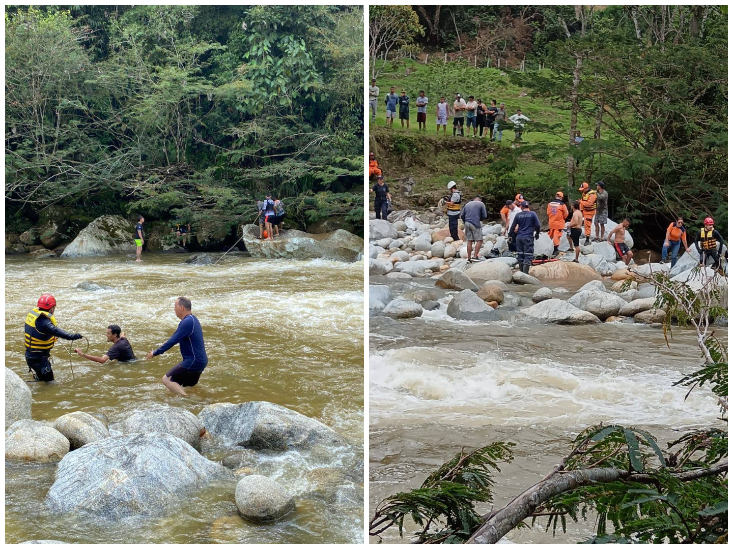 Encontraron el cuerpo de joven al que se llevó creciente súbita del río Cocorná