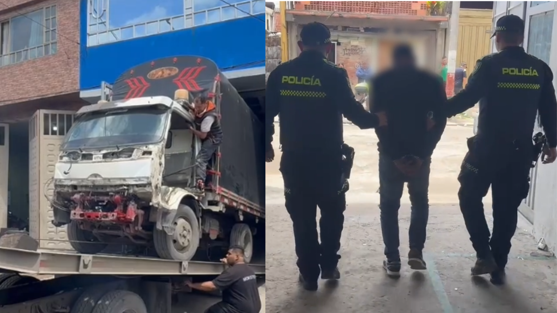 Capturan a sujeto cuando desguazaba camión robado: un GPS fue clave en la búsqueda
