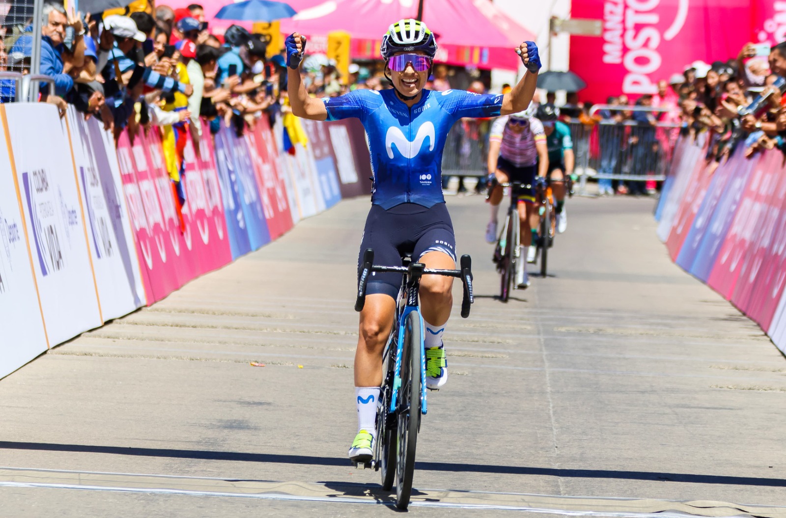 Paula Patiño se coronó en Tunja como la nueva campeona nacional de ruta 2024.
