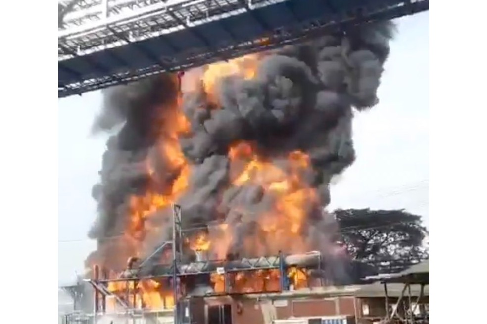 Incendio consumió torre de un ingenio azucarero en Miranda, Cauca